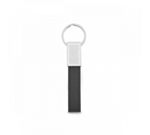 Metal and imitation leather key ring WATOH